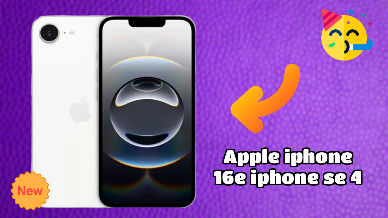 Apple IPhone 16E (iPhone SE 4) at ₹54,900 - Complete Specifications