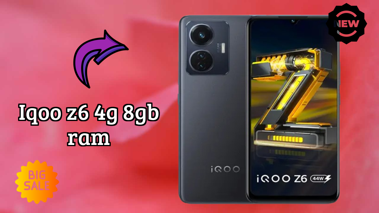 IQOO Z6 4G 8GB RAM Performance: 8 GB RAM Multitasking Review