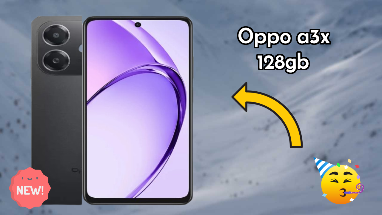 OPPO A3X 128GB at ₹10,735 - Best Deal Available