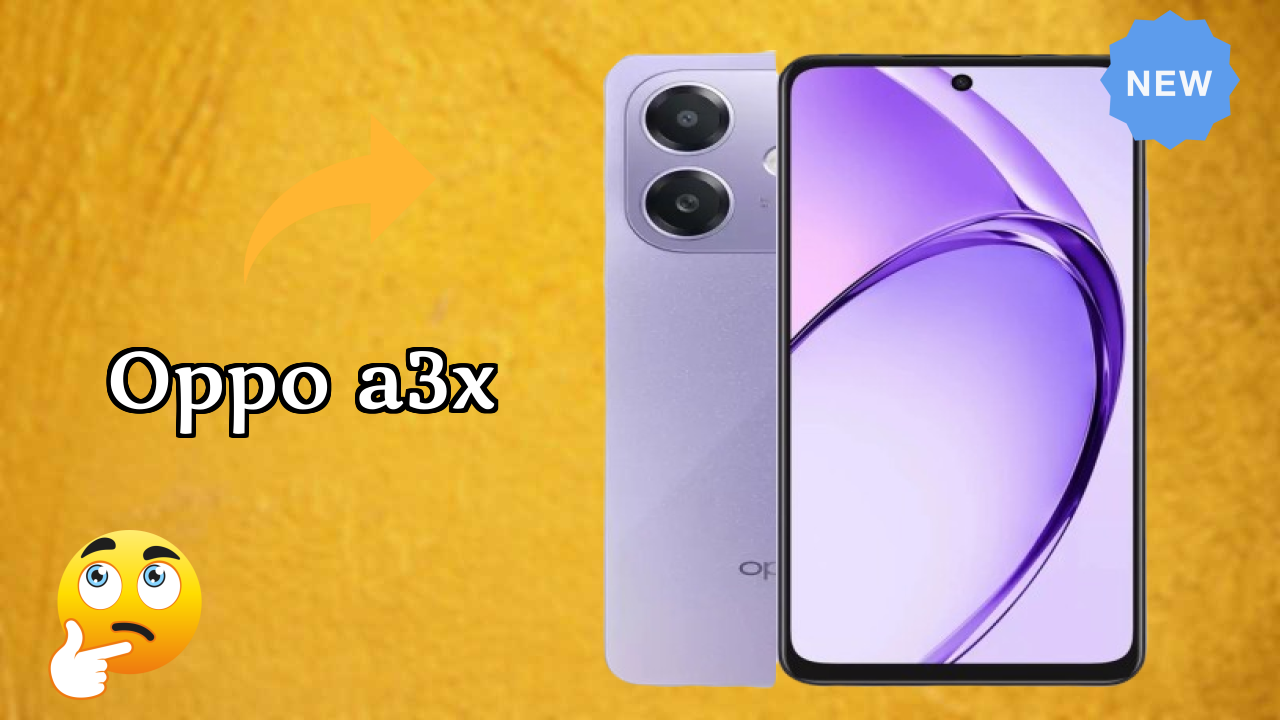 OPPO A3X Display Size: 6.67 Inches (16.94 Cm) Screen Quality