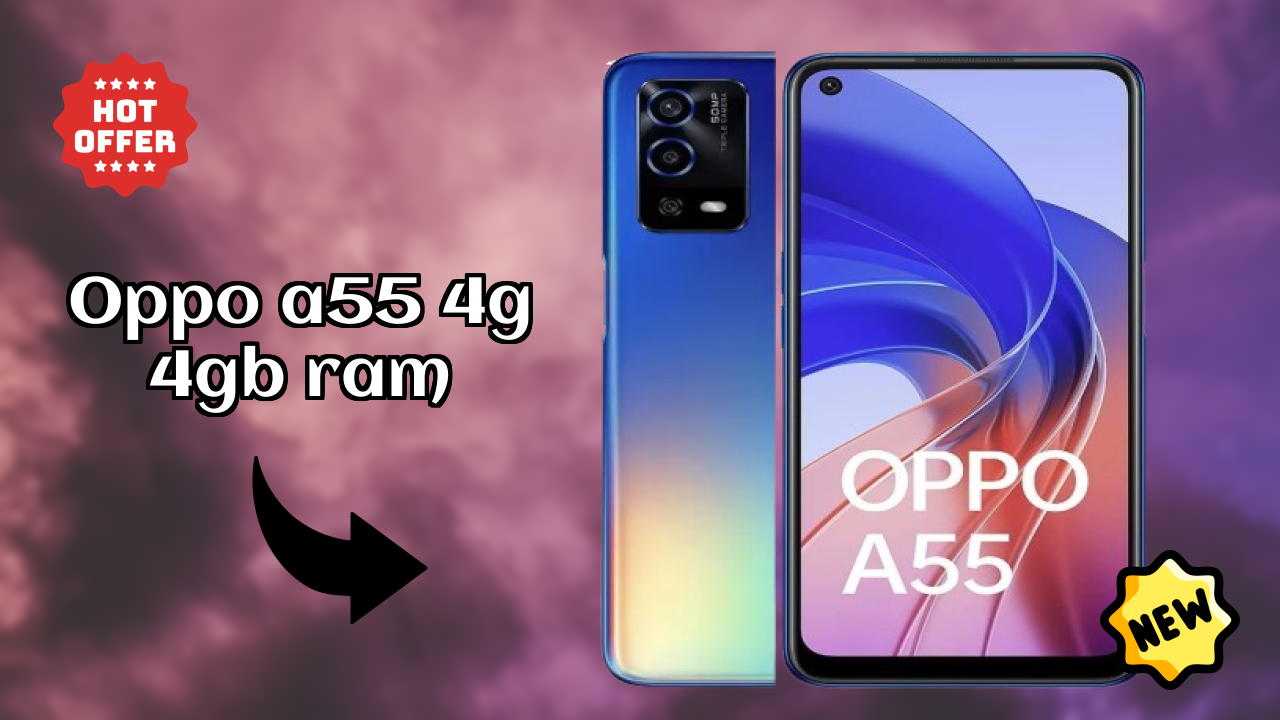 OPPO A55 4G 4GB RAM Display Review: 6.51 Inches (16.54 Cm) Screen Size