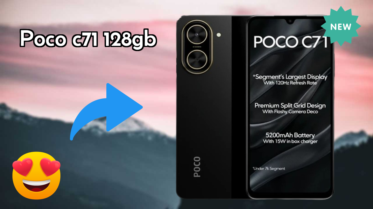 Best POCO C71 128GB Deals - Price Dropped to ₹6,799 Only!
