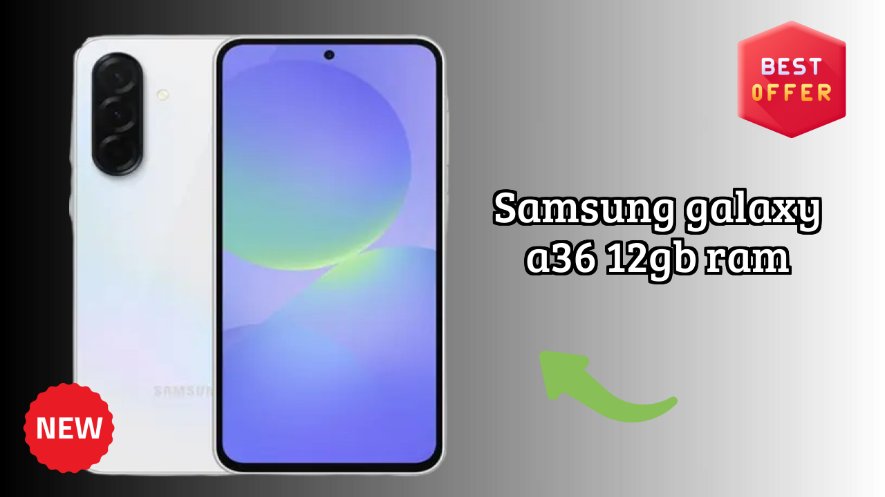 Samsung Galaxy A36 12GB RAM Display Analysis: 6.7 Inches (17.02 Cm) Screen