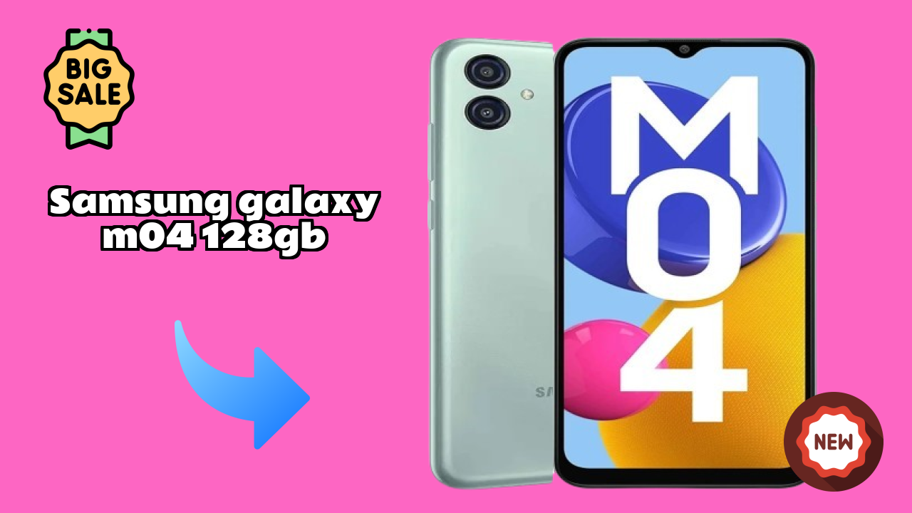 Samsung Galaxy M04 128GB Display Review: 6.5 Inches (16.51 Cm) Screen Size
