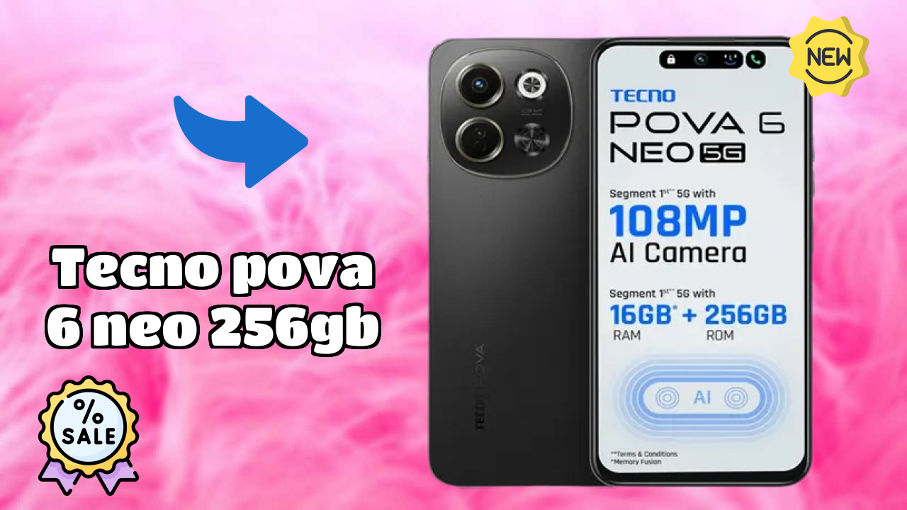2026 Tecno Pova 6 Neo 256GB Value For Money: Very Very Strong Display and 