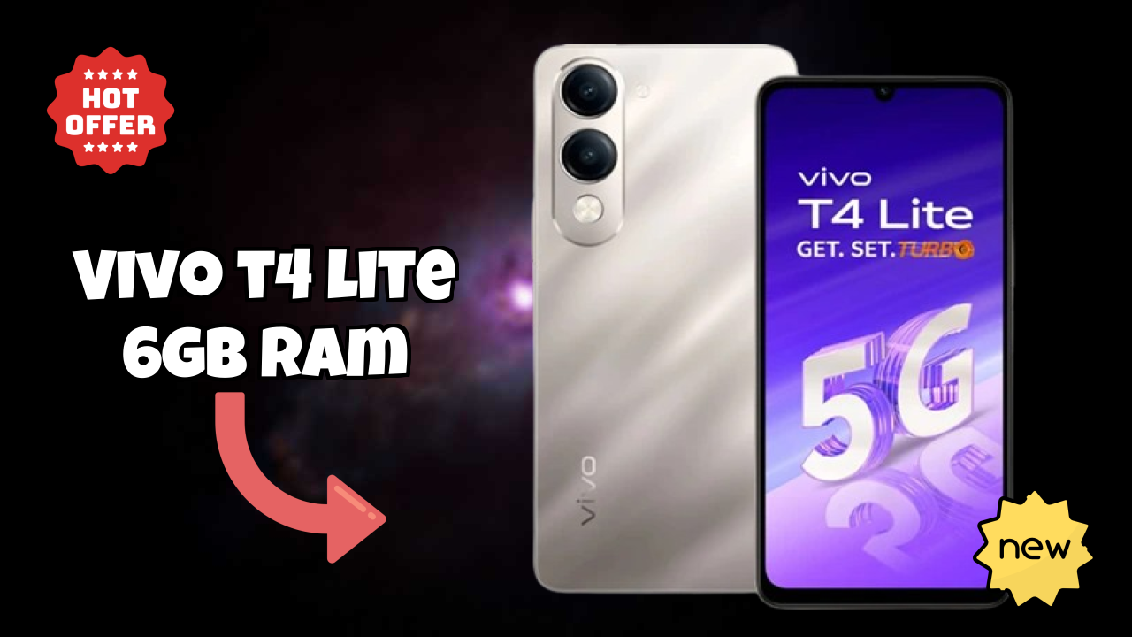 Vivo T4 Lite 6GB RAM Test: 6 GB RAM Handles Heavy Tasks