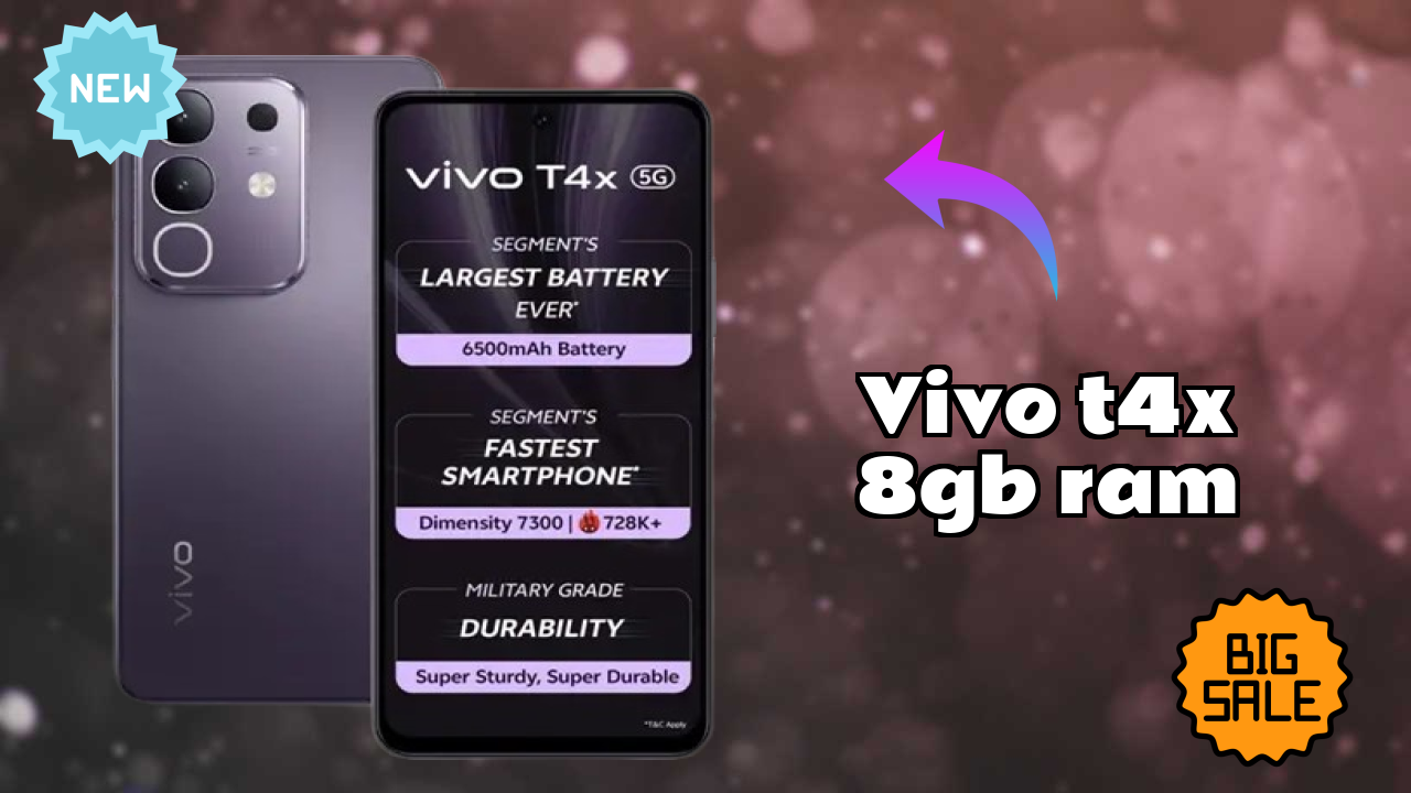 Vivo T4X 8GB RAM Gaming Performance: MediaTek Dimensity 7300 FPS