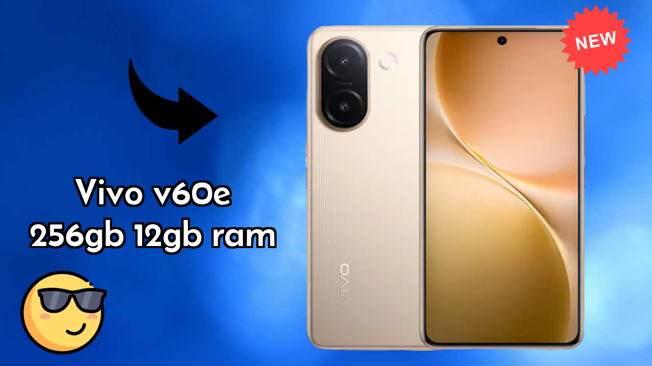 Vivo V60e 256GB 12GB RAM Display Size: 6.77 Inches (17.2 Cm) Screen Quality